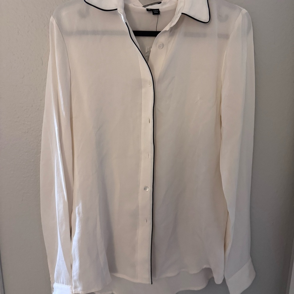 Theory silk shirt